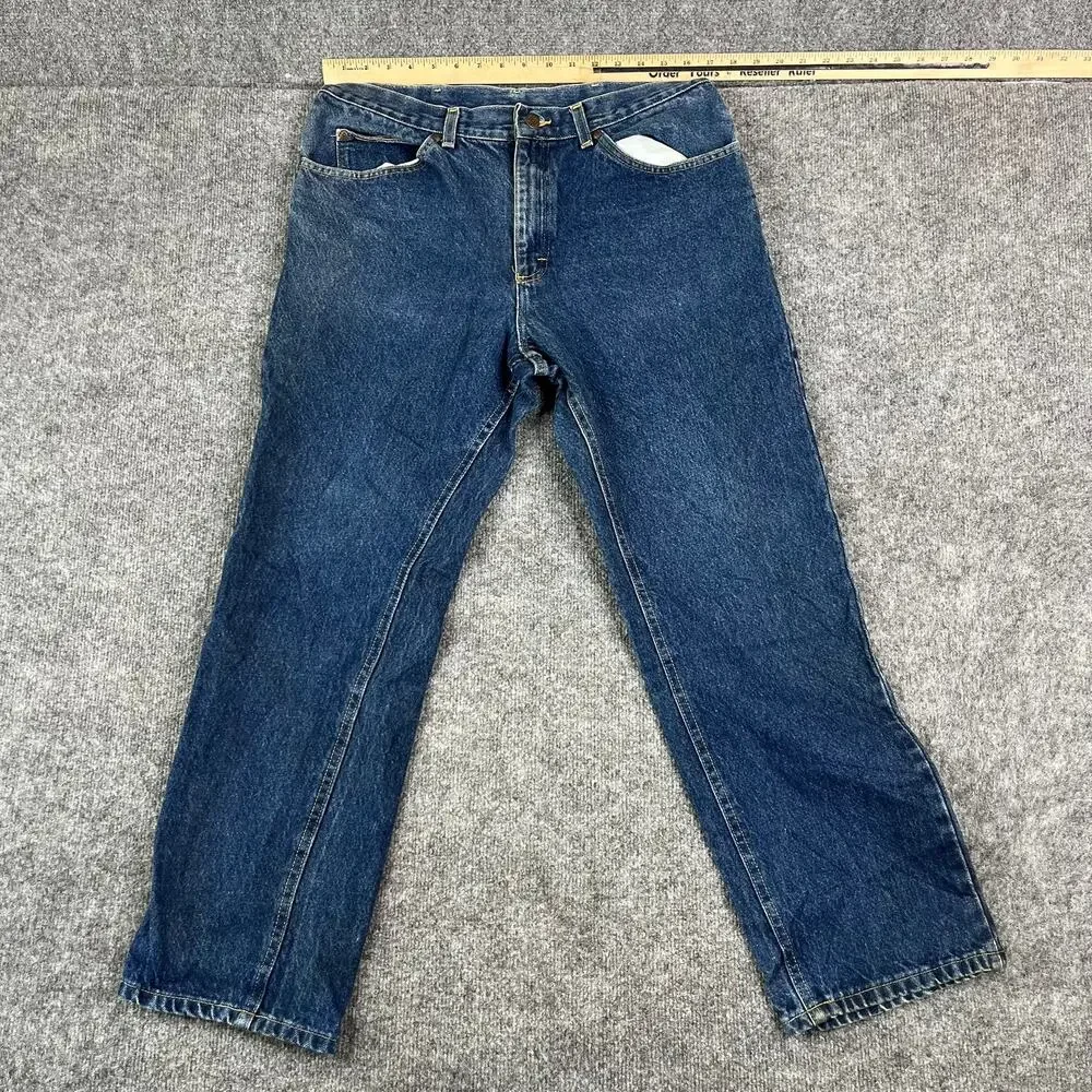 Lee Jeans Mens Size‎ 36x30 Blue Straight Leg Classic Denim Workwear